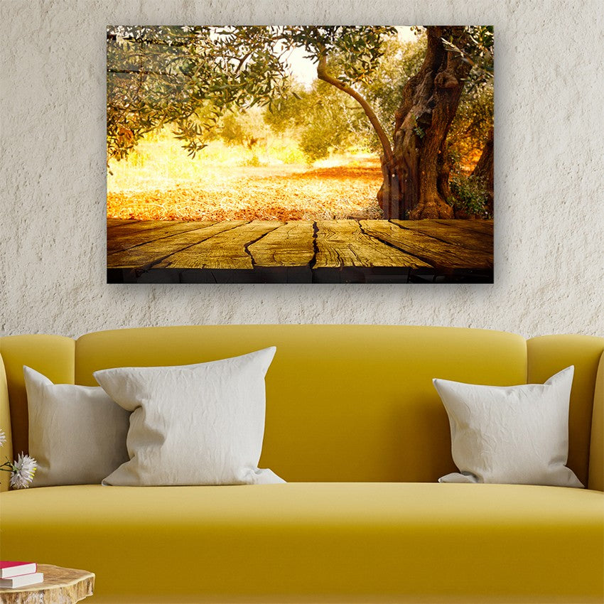 Quadro Decorativo em Vidro Temperado Multicolor 50x70cm - Arte Moderna para Parede