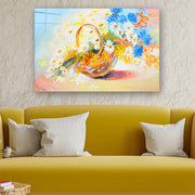 Quadro Decorativo em Vidro Temperado Multicolor 50x70cm - Arte Moderna para Parede