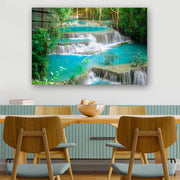 Quadro Decorativo em Vidro Temperado Multicolor 40x60cm - Arte Moderna para Parede