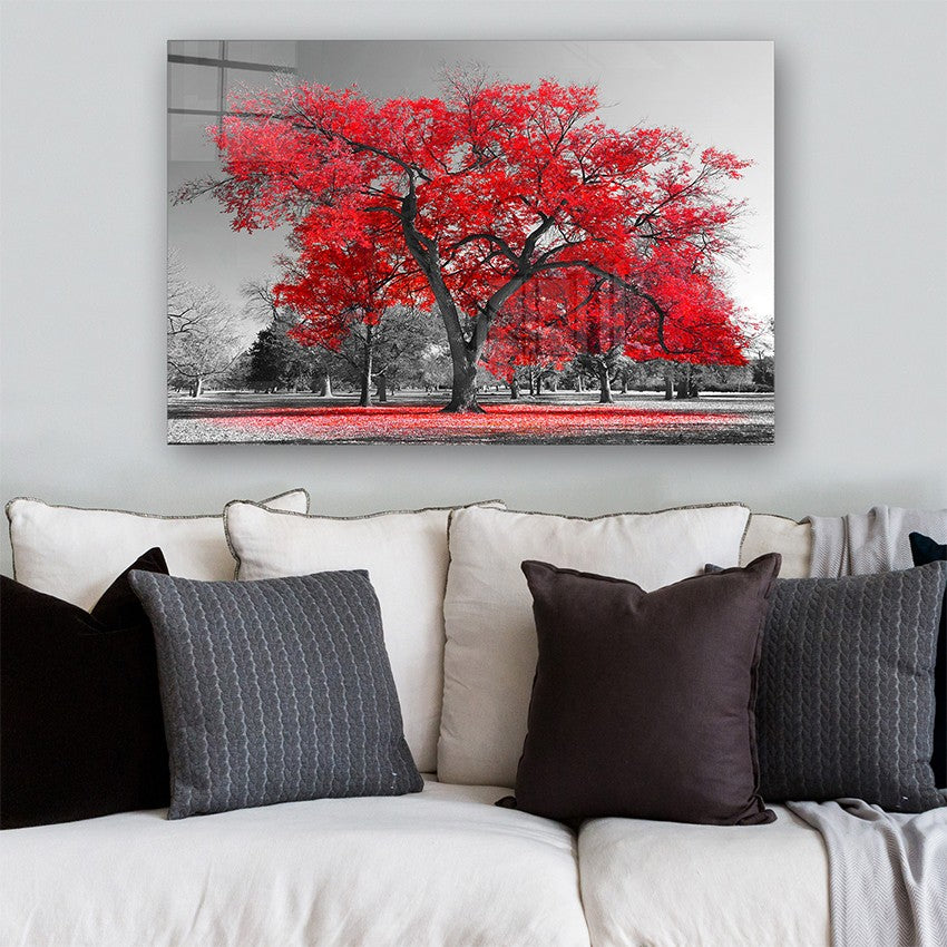 Quadro Decorativo em Vidro Temperado Multicolor 40x60cm - Arte Moderna para Parede