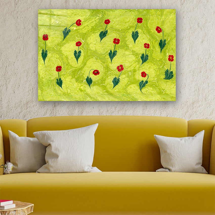 Quadro Decorativo em Vidro Temperado Multicolor 40x60cm - Arte Moderna para Parede