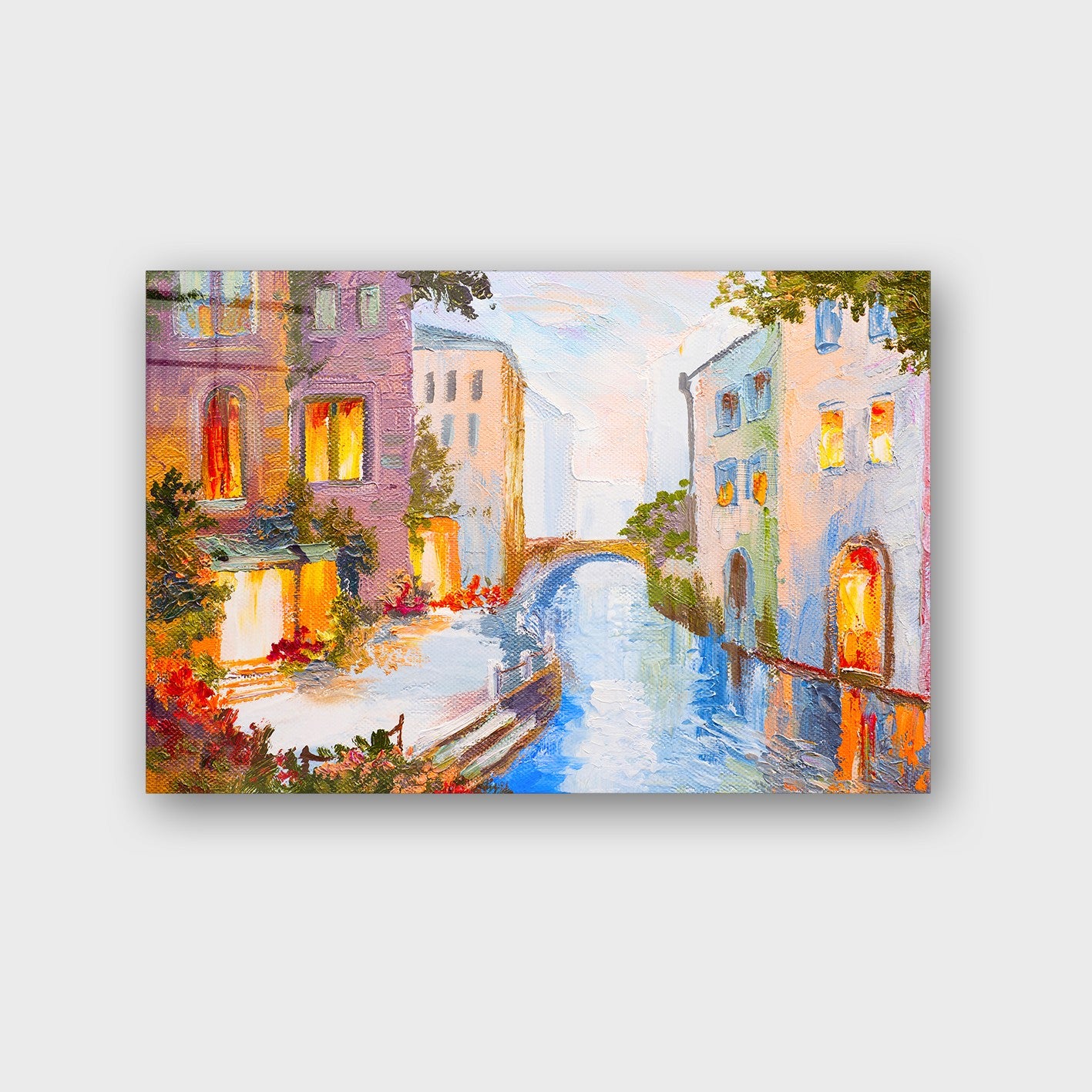 Quadro Decorativo em Vidro Temperado Multicolor 40x60cm - Arte Moderna para Parede