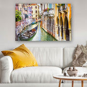 Quadro Decorativo em Vidro Temperado Multicolor 40x60cm - Arte Moderna para Parede