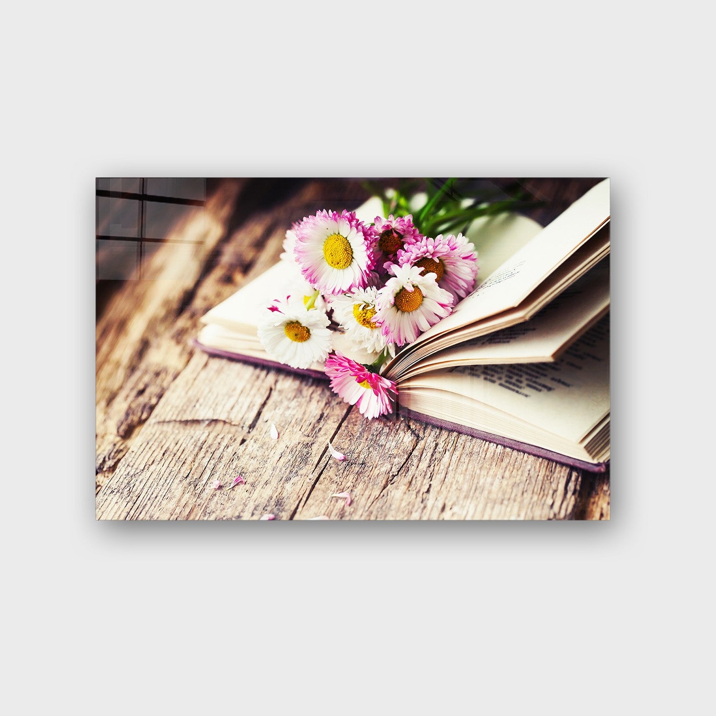 Quadro Decorativo em Vidro Temperado Multicolor 40x60cm - Arte Moderna para Parede