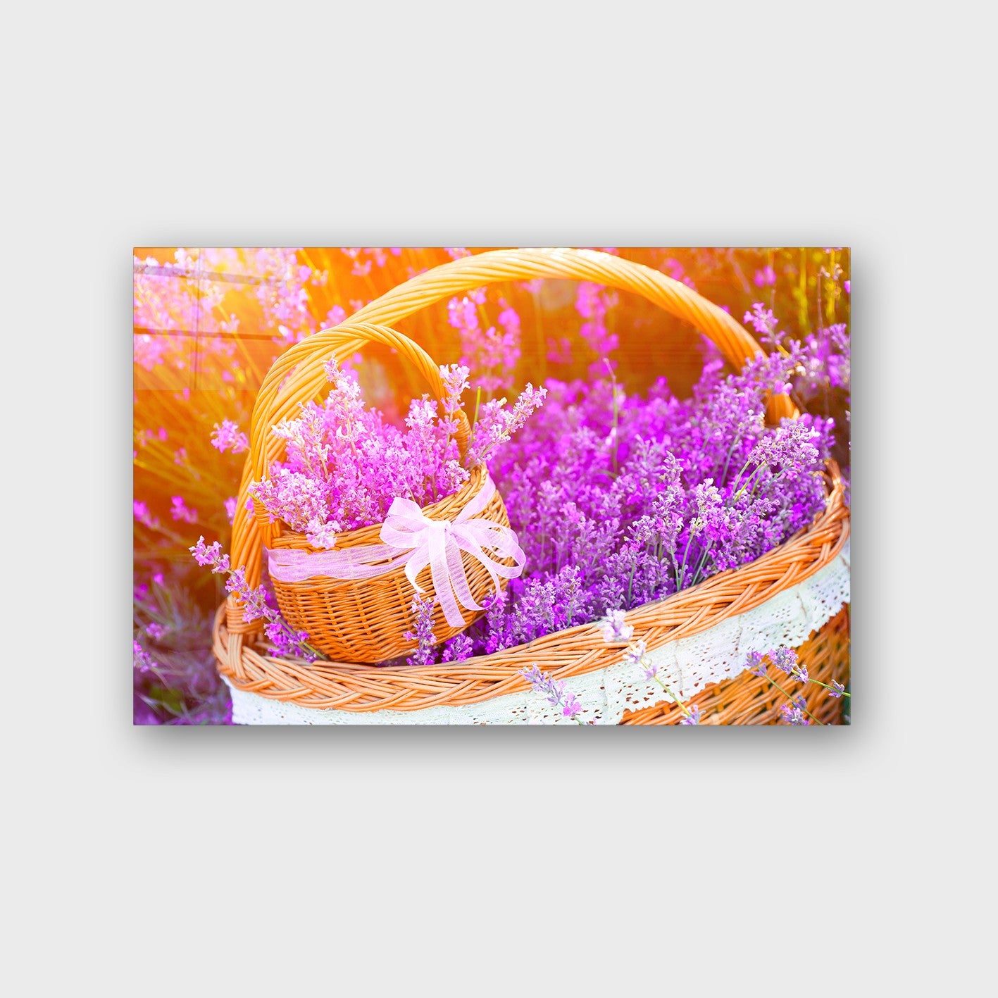 Quadro Decorativo em Vidro Temperado Multicolor 40x60cm - Arte Moderna para Parede