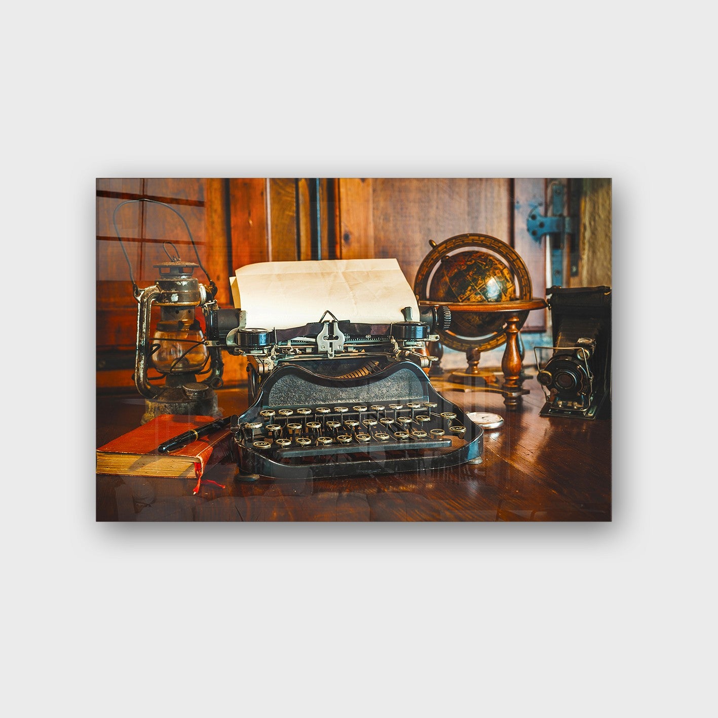 Quadro Decorativo em Vidro Temperado Multicolor 40x60cm - Arte Moderna para Parede