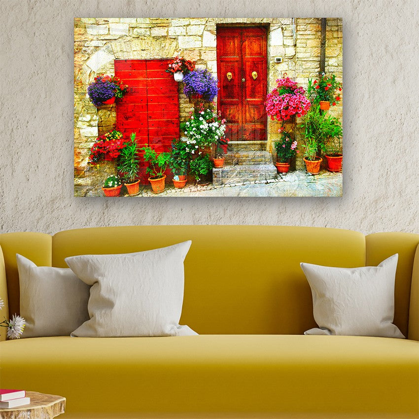 Quadro Decorativo em Vidro Temperado Multicolor 40x60cm - Arte Moderna para Parede