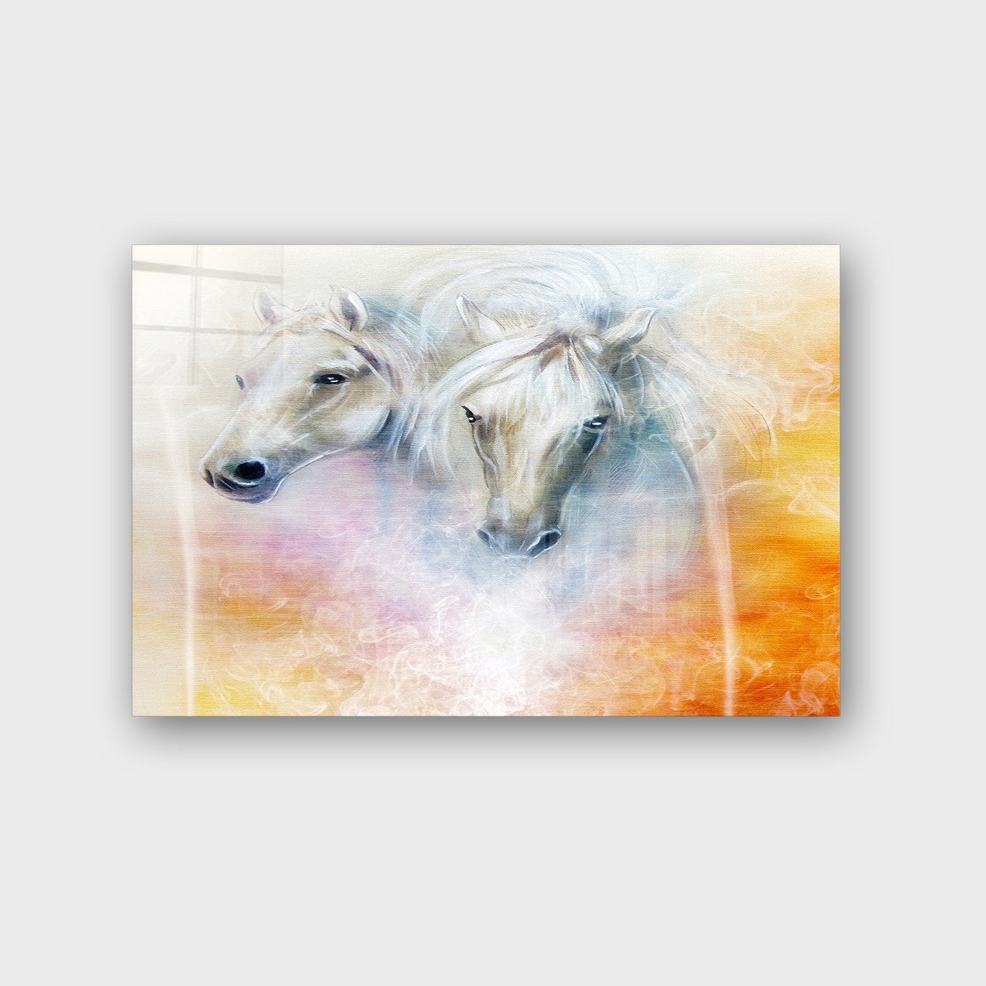 Quadro Decorativo em Vidro Temperado Multicolor 70x100cm - Arte Moderna para Parede