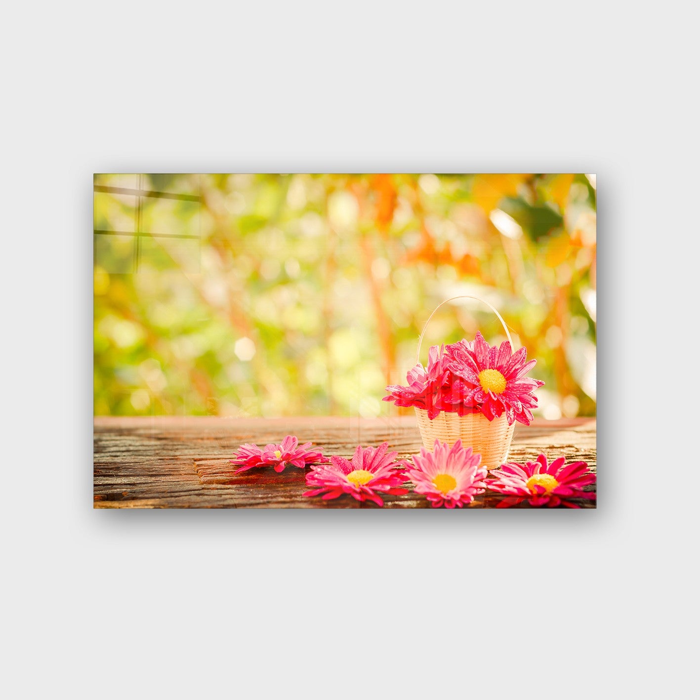 Quadro Decorativo em Vidro Temperado Multicolor 50x70cm - Arte Moderna para Parede