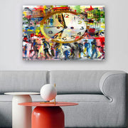 Quadro Decorativo em Vidro Temperado Multicolor 50x70cm - Arte Moderna para Parede