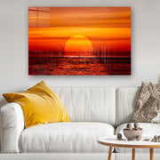 Quadro Decorativo em Vidro Temperado Multicolor 50x70cm - Arte Moderna para Parede