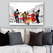 Quadro Decorativo em Vidro Temperado Multicolor 70x100cm - Arte Moderna para Parede