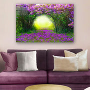 Quadro Decorativo em Vidro Temperado Multicolor 40x60cm - Arte Moderna para Parede