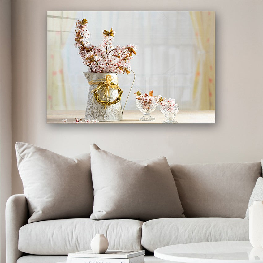 Quadro Decorativo em Vidro Temperado Multicolor 40x60cm - Arte Moderna para Parede