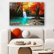 Quadro Decorativo em Vidro Temperado Multicolor 50x70cm - Arte Moderna para Parede