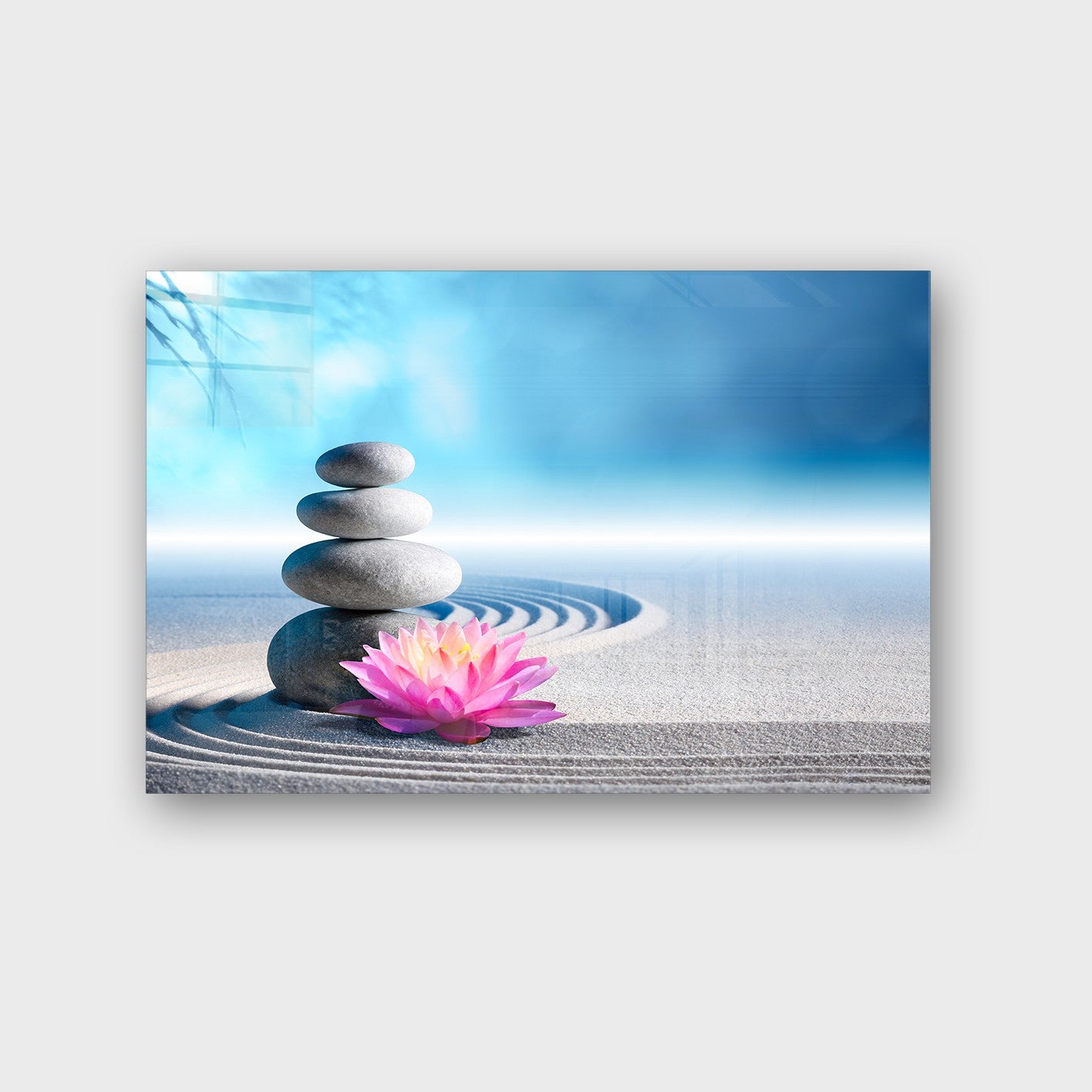 Quadro Decorativo em Vidro Temperado Multicolor 50x70cm - Arte Moderna para Parede