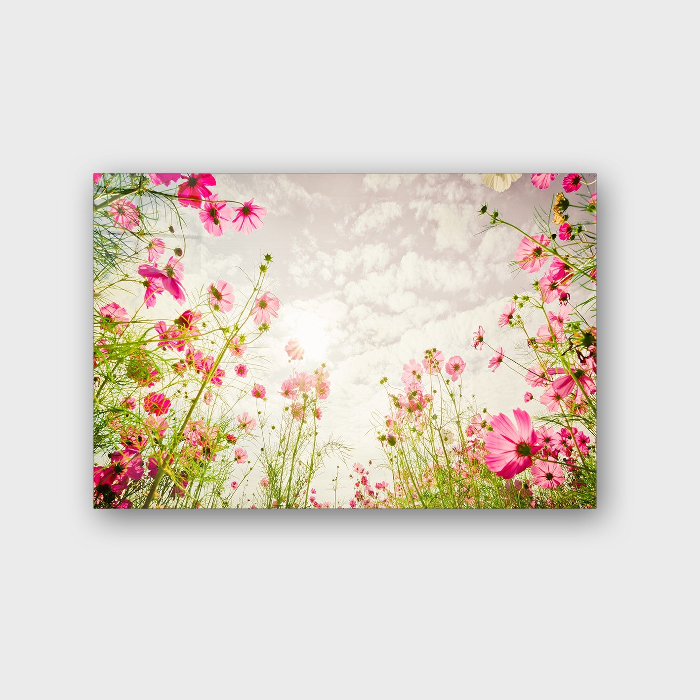 Quadro Decorativo em Vidro Temperado Multicolor 40x60cm - Arte Moderna para Parede