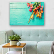 Quadro Decorativo em Vidro Temperado Multicolor 50x70cm - Arte Moderna para Parede