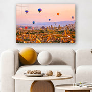 Quadro Decorativo em Vidro Temperado Multicolor 40x60cm - Arte Moderna para Parede