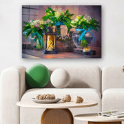 Quadro Decorativo em Vidro Temperado Multicolor 50x70cm - Arte Moderna para Parede