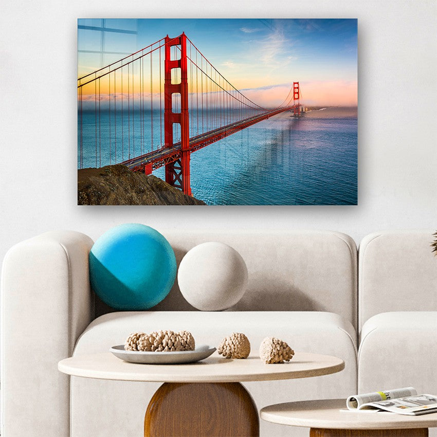 Quadro Decorativo em Vidro Temperado Multicolor 70x100cm - Arte Moderna para Parede