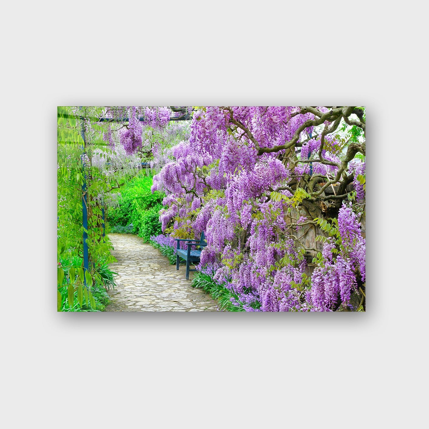 Quadro Decorativo em Vidro Temperado Multicolor 40x60cm - Arte Moderna para Parede