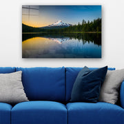 Quadro Decorativo em Vidro Temperado Multicolor 40x60cm - Arte Moderna para Parede