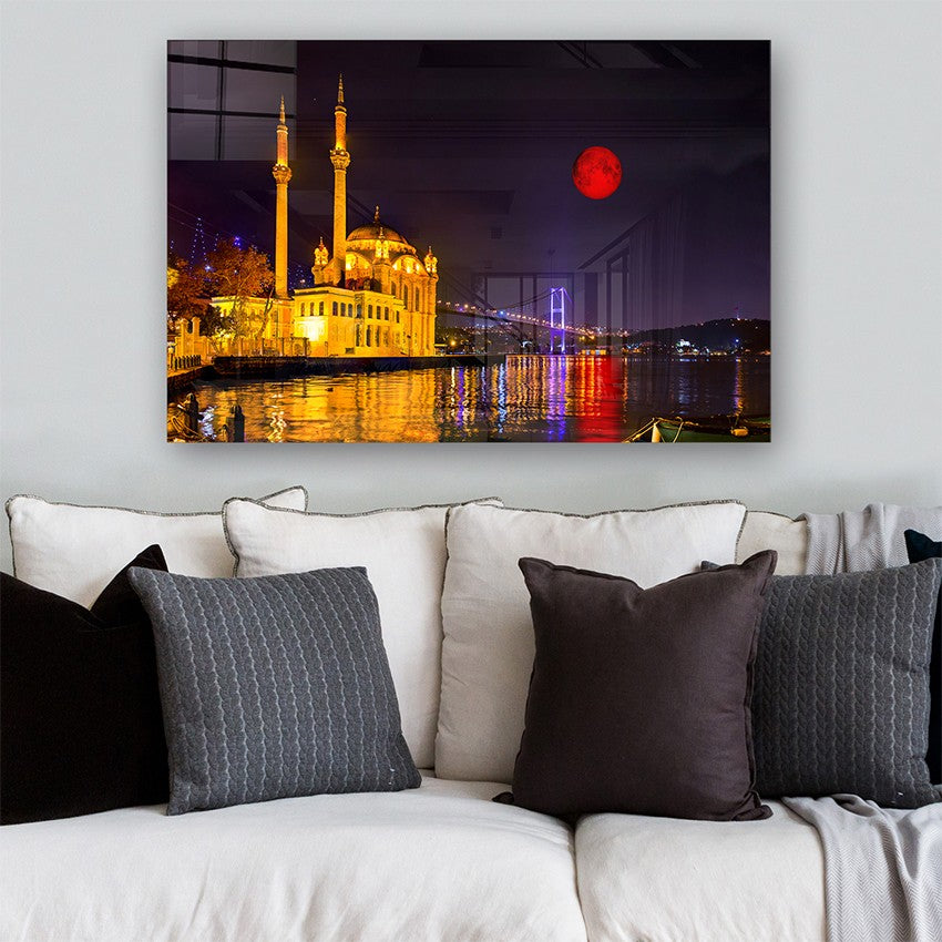 Quadro Decorativo em Vidro Temperado Multicolor 40x60cm - Arte Moderna para Parede