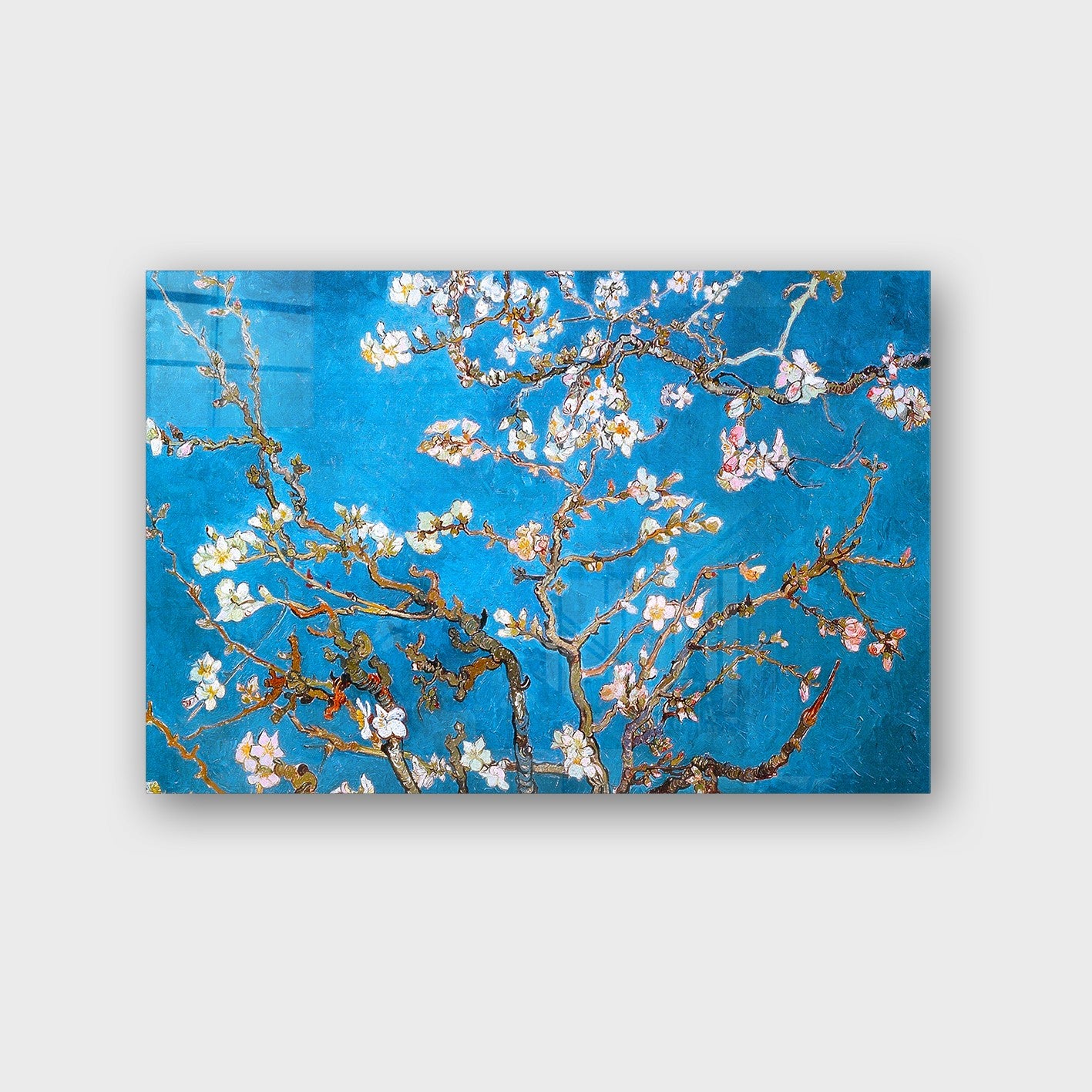 Quadro Decorativo em Vidro Temperado Multicolor 40x60cm - Arte Moderna para Parede