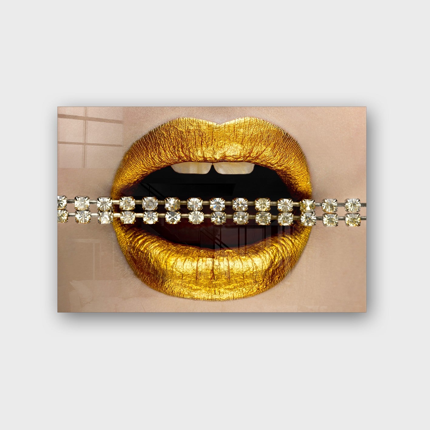 Quadro Decorativo em Vidro Temperado Multicolor 70x100cm - Arte Moderna para Parede