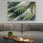 Quadro Decorativo em Vidro Temperado Multicolor 50x70cm - Arte Moderna para Parede