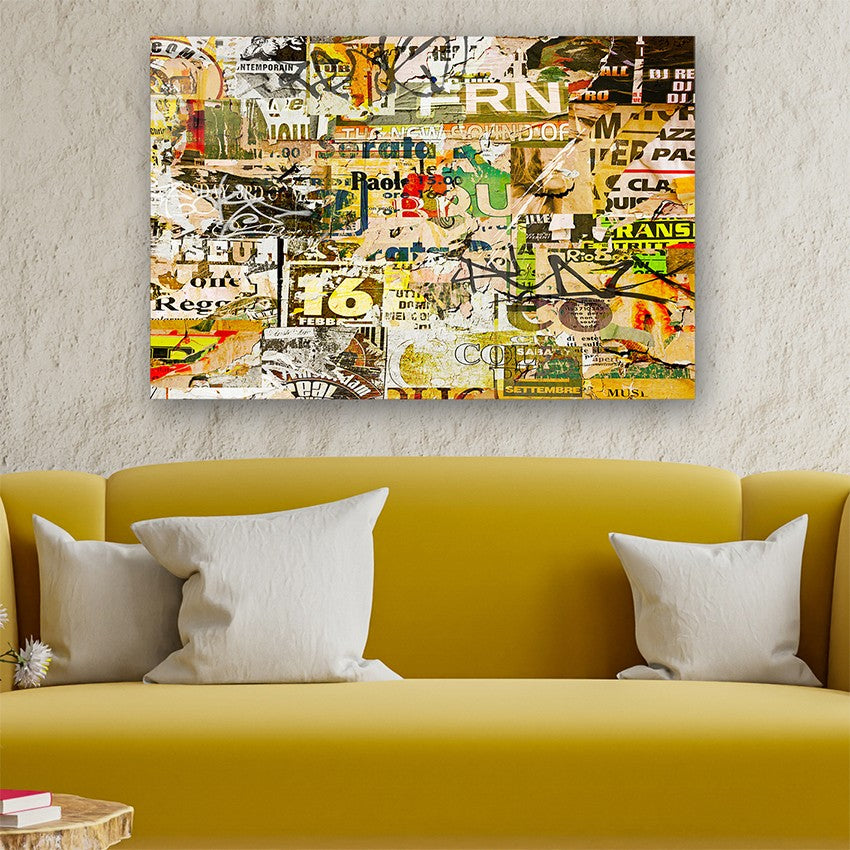 Quadro Decorativo em Vidro Temperado Multicolor 70x100cm - Arte Moderna para Parede