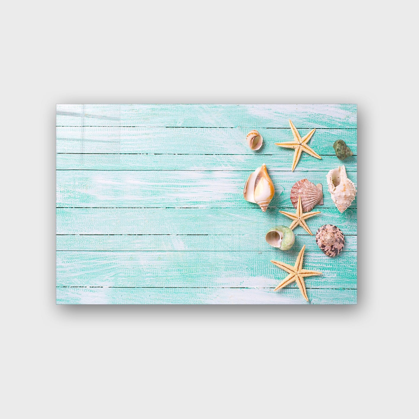 Quadro Decorativo em Vidro Temperado Multicolor 40x60cm - Arte Moderna para Parede