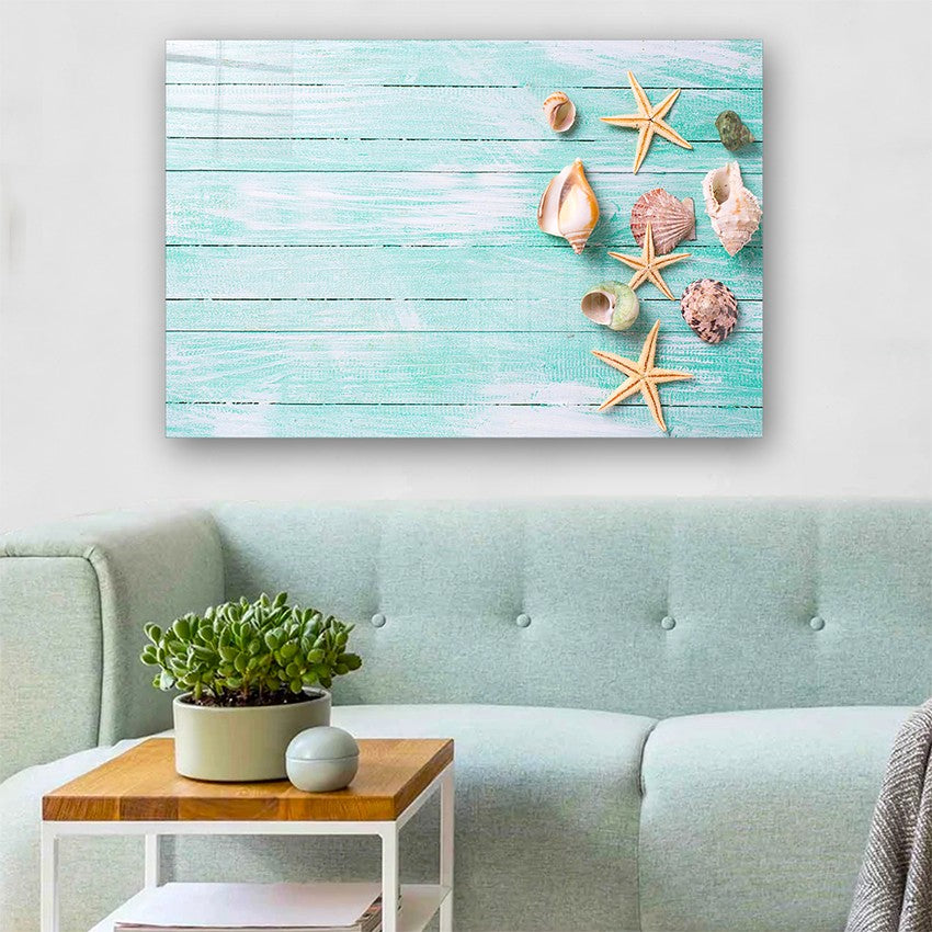 Quadro Decorativo em Vidro Temperado Multicolor 50x70cm - Arte Moderna para Parede