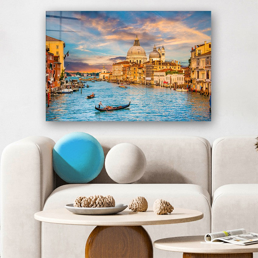 Quadro Decorativo em Vidro Temperado Multicolor 50x70cm - Arte Moderna para Parede