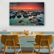 Quadro Decorativo em Vidro Temperado Multicolor 50x70cm - Arte Moderna para Parede