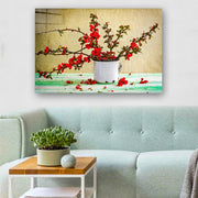 Quadro Decorativo em Vidro Temperado Multicolor 70x100cm - Arte Moderna para Parede