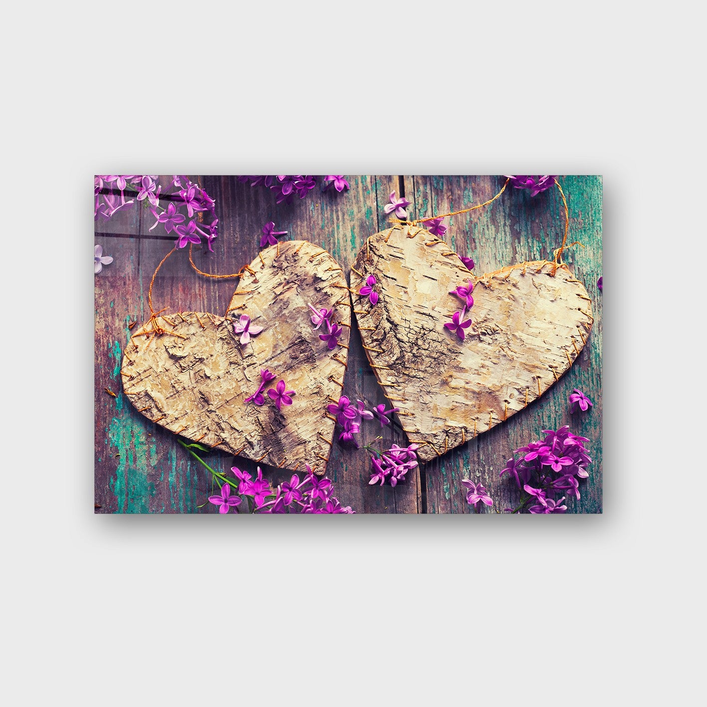 Quadro Decorativo em Vidro Temperado Multicolor 40x60cm - Arte Moderna para Parede