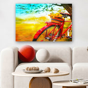 Quadro Decorativo em Vidro Temperado Multicolor 70x100cm - Arte Moderna para Parede