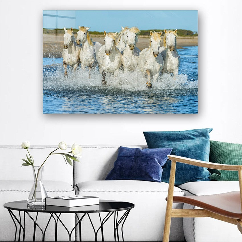 Quadro Decorativo em Vidro Temperado Multicolor 70x100cm - Arte Moderna para Parede