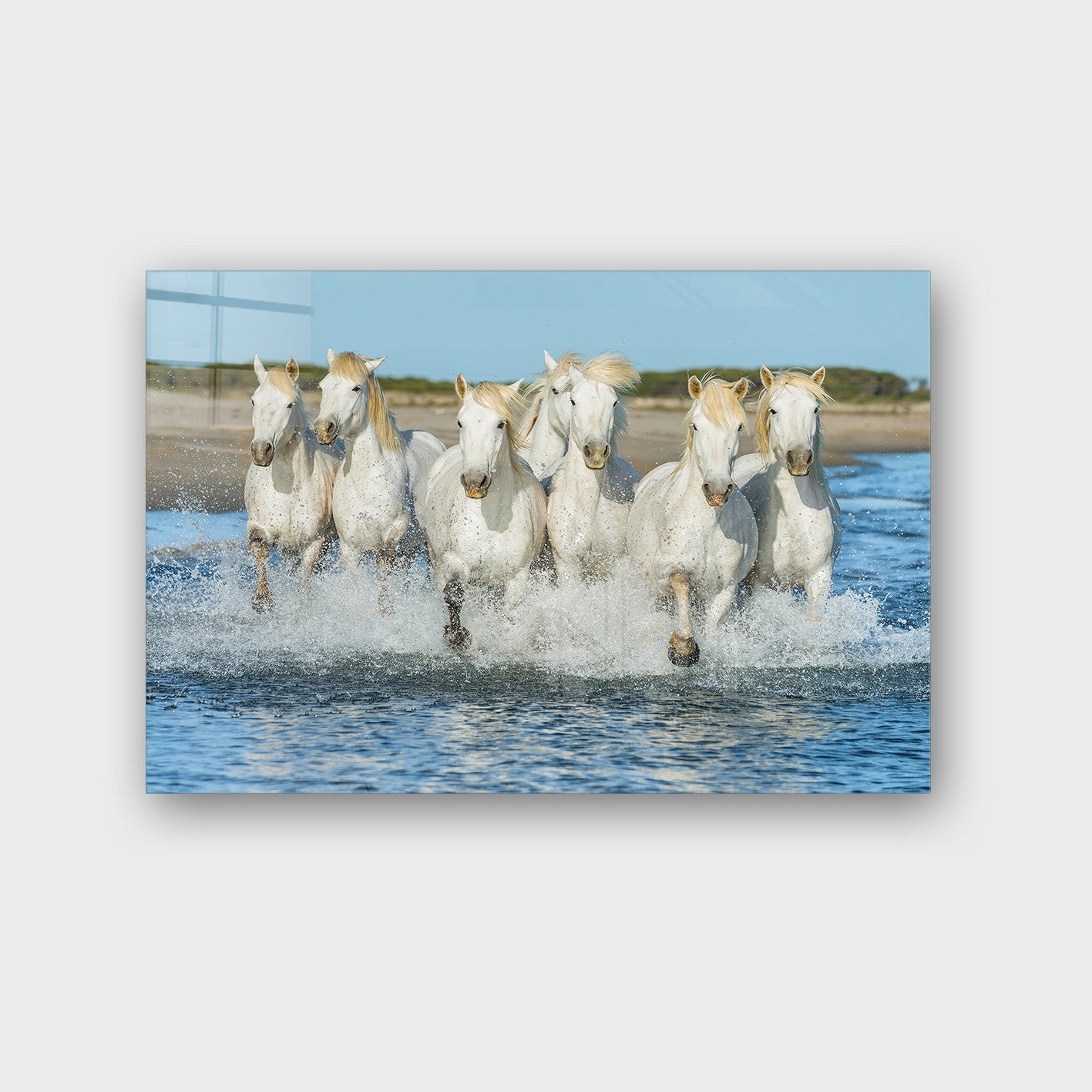 Quadro Decorativo em Vidro Temperado Multicolor 70x100cm - Arte Moderna para Parede