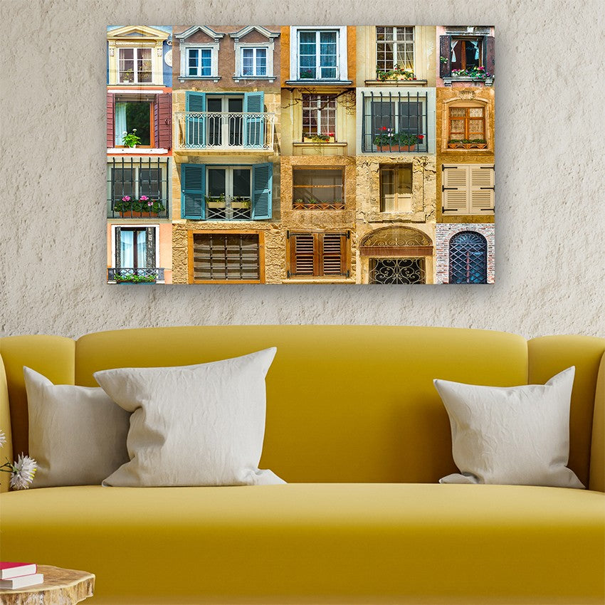 Quadro Decorativo em Vidro Temperado Multicolor 40x60cm - Arte Moderna para Parede