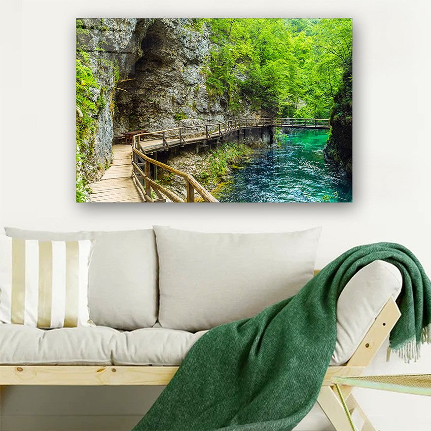 Quadro Decorativo em Vidro Temperado Multicolor 40x60cm - Arte Moderna para Parede