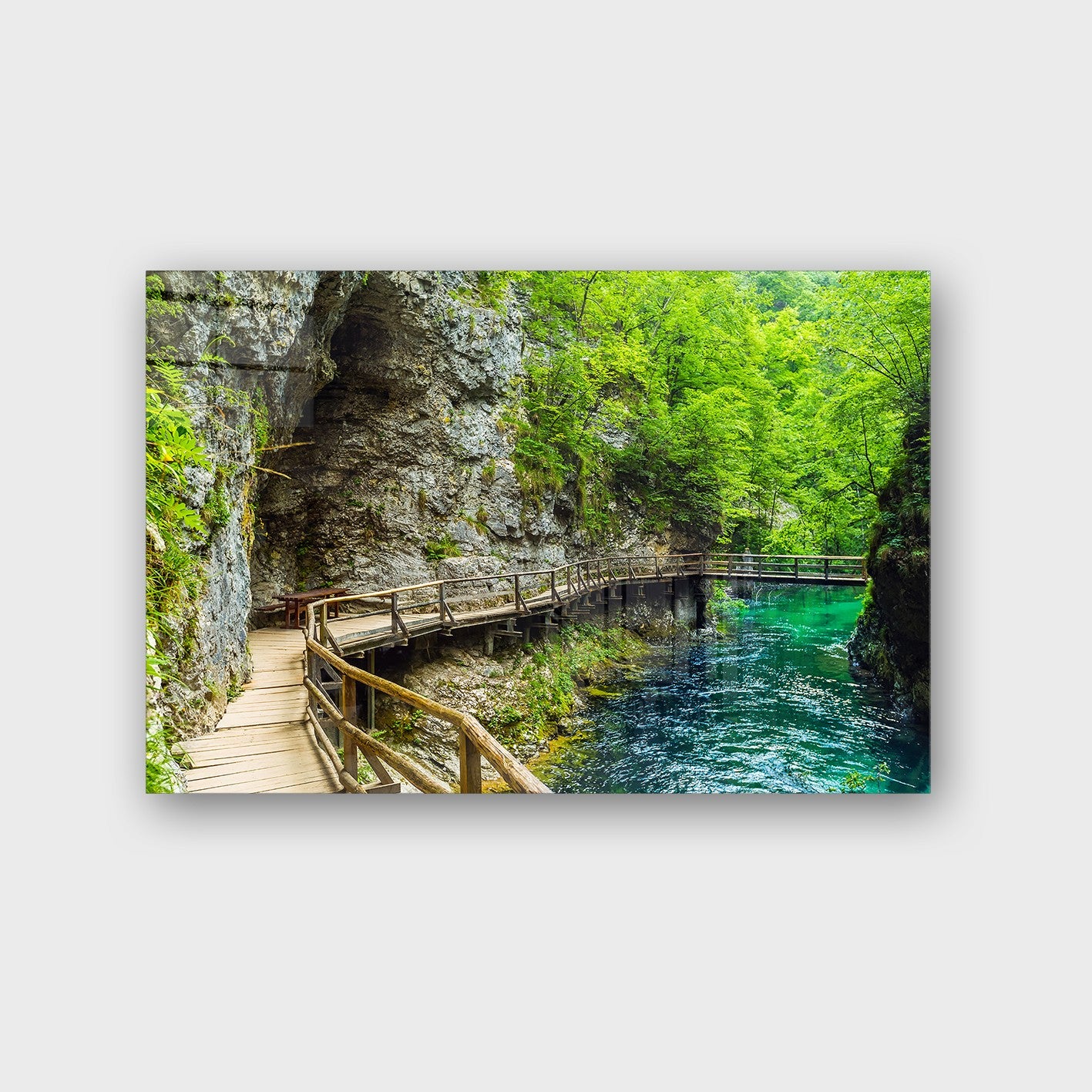 Quadro Decorativo em Vidro Temperado Multicolor 40x60cm - Arte Moderna para Parede