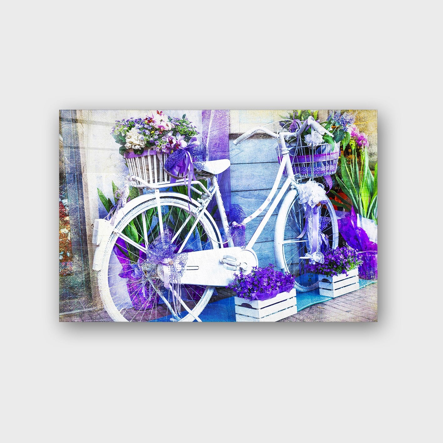 Quadro Decorativo em Vidro Temperado Multicolor 40x60cm - Arte Moderna para Parede