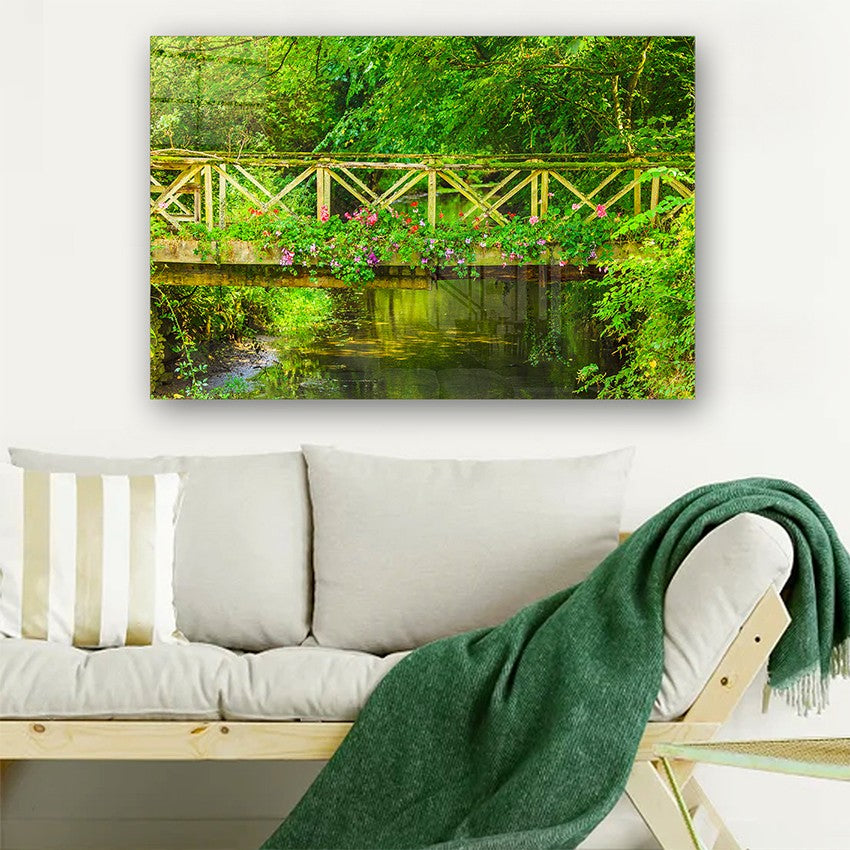 Quadro Decorativo em Vidro Temperado Multicolor 70x100cm - Arte Moderna para Parede