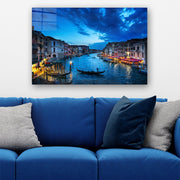 Quadro Decorativo em Vidro Temperado Multicolor 40x60cm - Arte Moderna para Parede