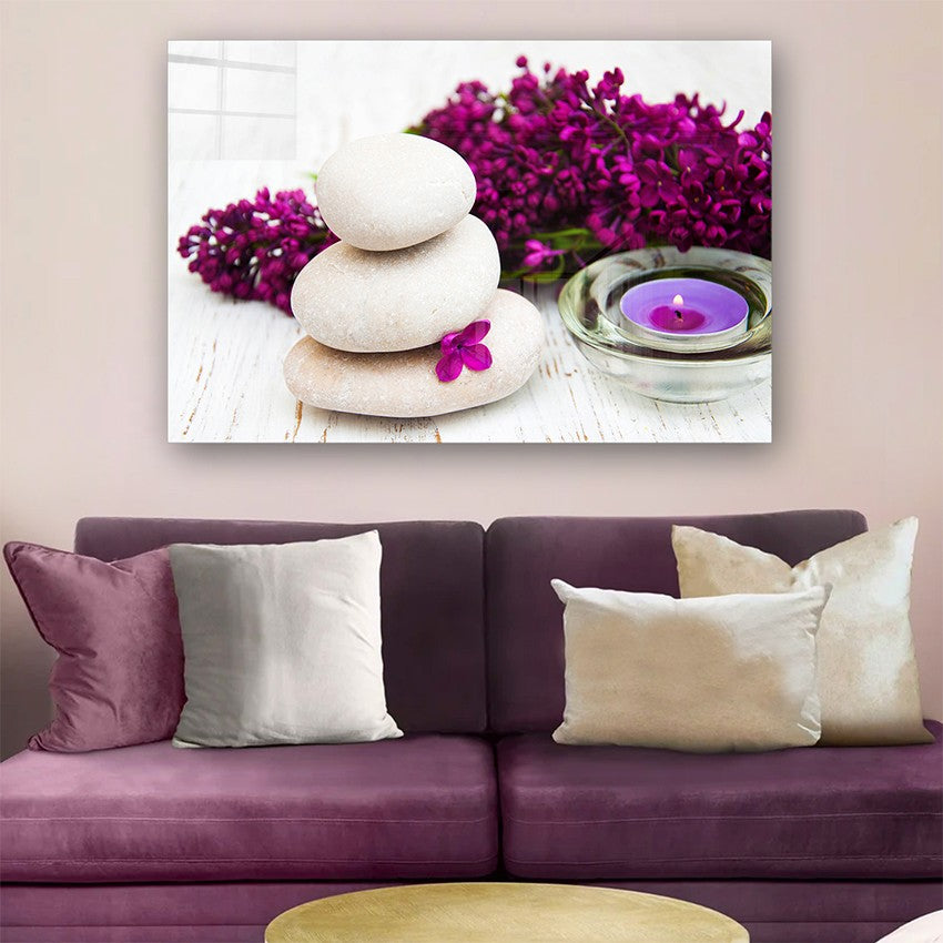 Quadro Decorativo em Vidro Temperado Multicolor 40x60cm - Arte Moderna para Parede