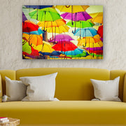 Quadro Decorativo em Vidro Temperado Multicolor 50x70cm - Arte Moderna para Parede