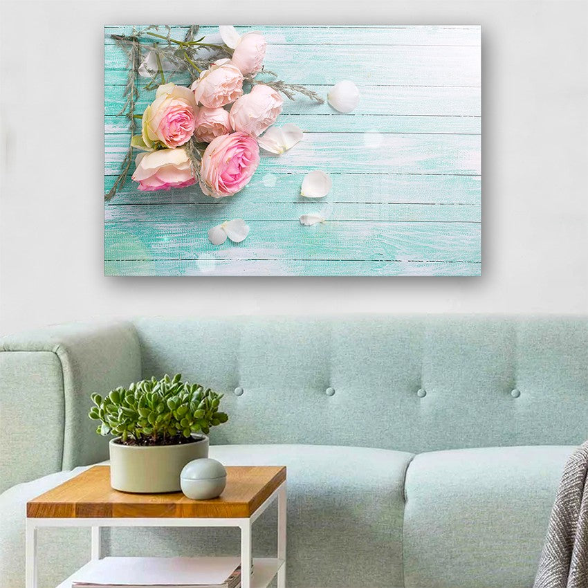 Quadro Decorativo em Vidro Temperado Multicolor 50x70cm - Arte Moderna para Parede